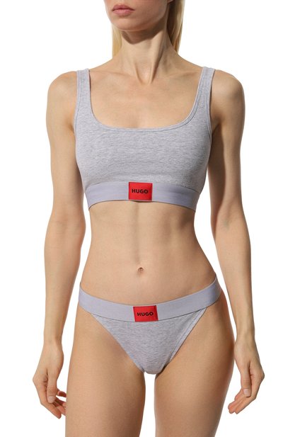 Хлопковый бра-топ HUGO, арт. 50469652, фото 2
