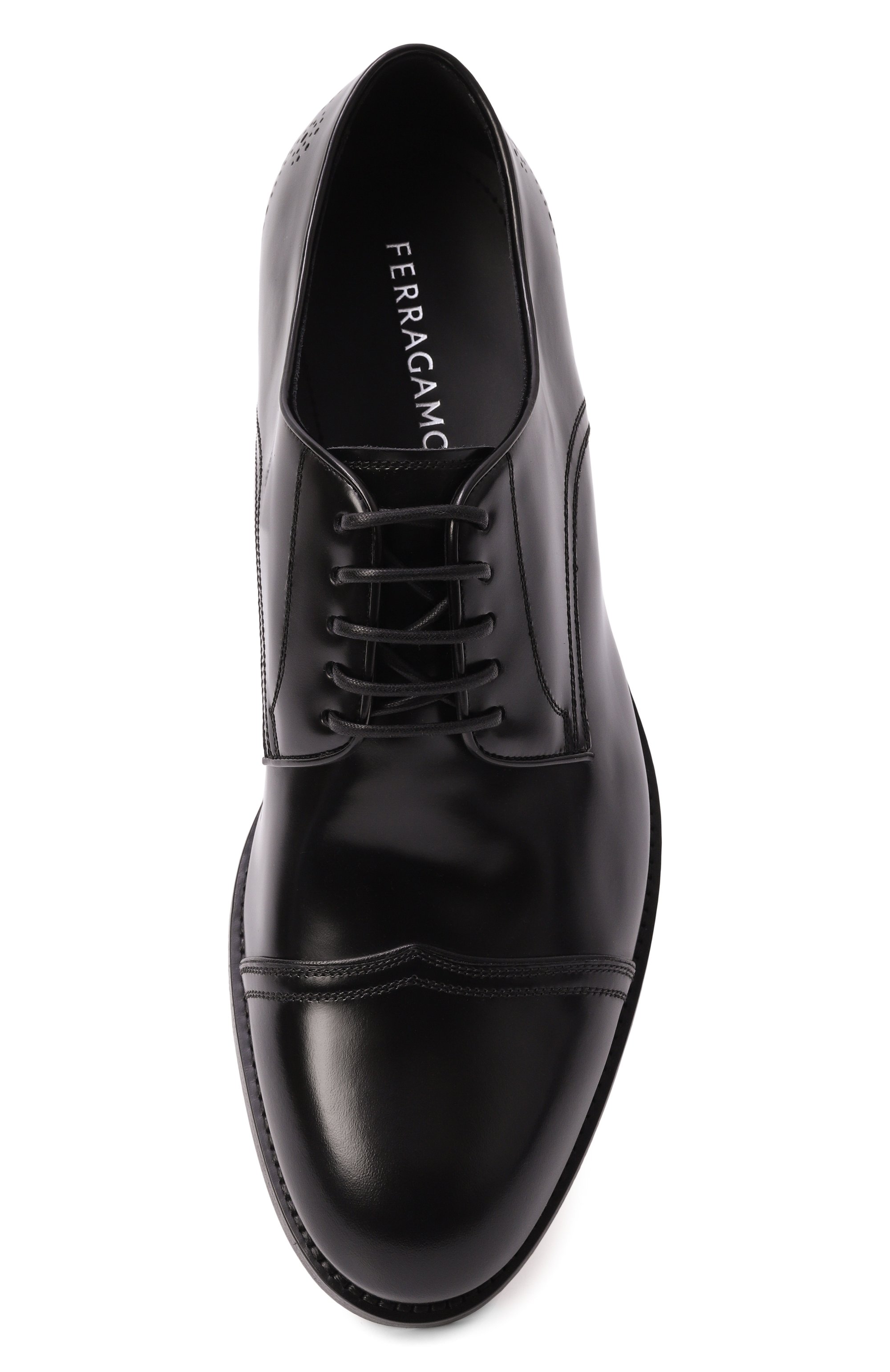 Кожаные дерби canada FERRAGAMO, арт. 027975/773, фото 5