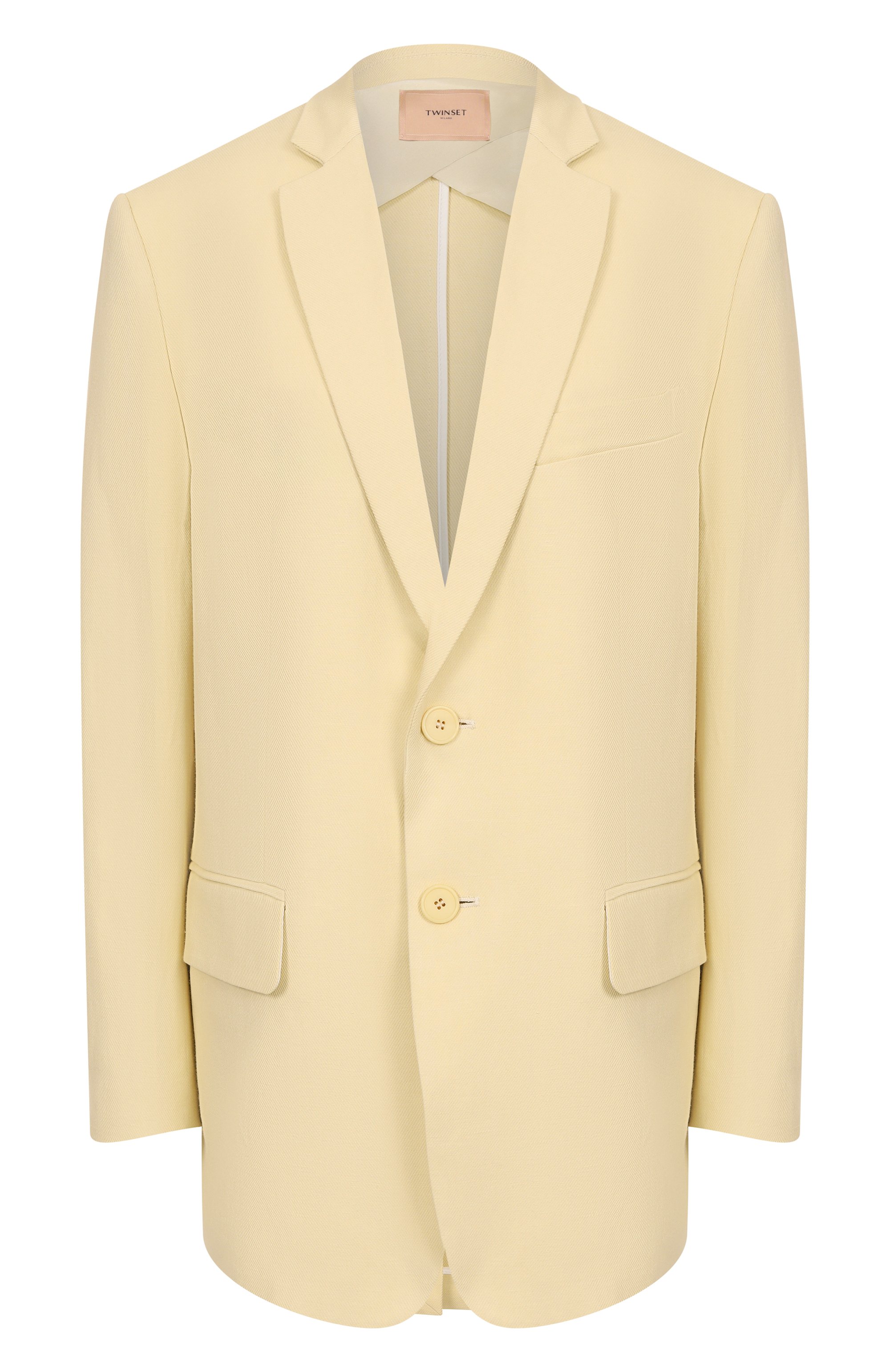 Жакет из хлопка и льна TWINSET, арт. 251TP2760, фото 1