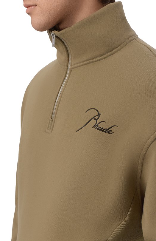 Хлопковый анорак Rhude RHPS26ST02012 Хаки  RHPS26ST02012 Фото 5