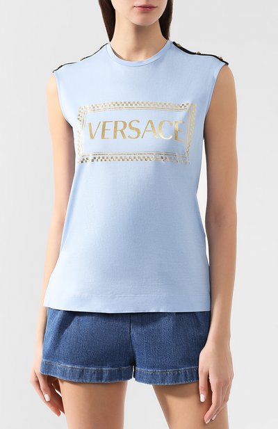 Хлопковый топ VERSACE, арт. A82239/A201952, фото 3