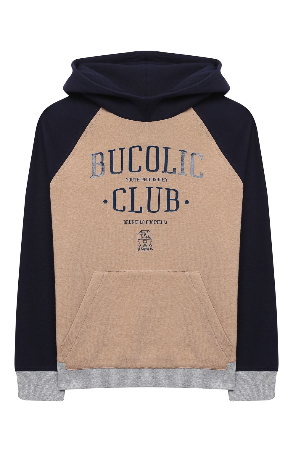 Хлопковое худи BRUNELLO CUCINELLI, арт. BD874E131B, фото 1