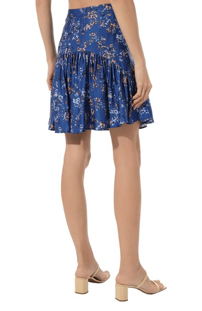 Юбка из вискозы BOSS синего цвета по цене 17400 руб., арт. 50494849, фото 4 Юбка из вискозы BOSS, арт. 50494849, фото 4