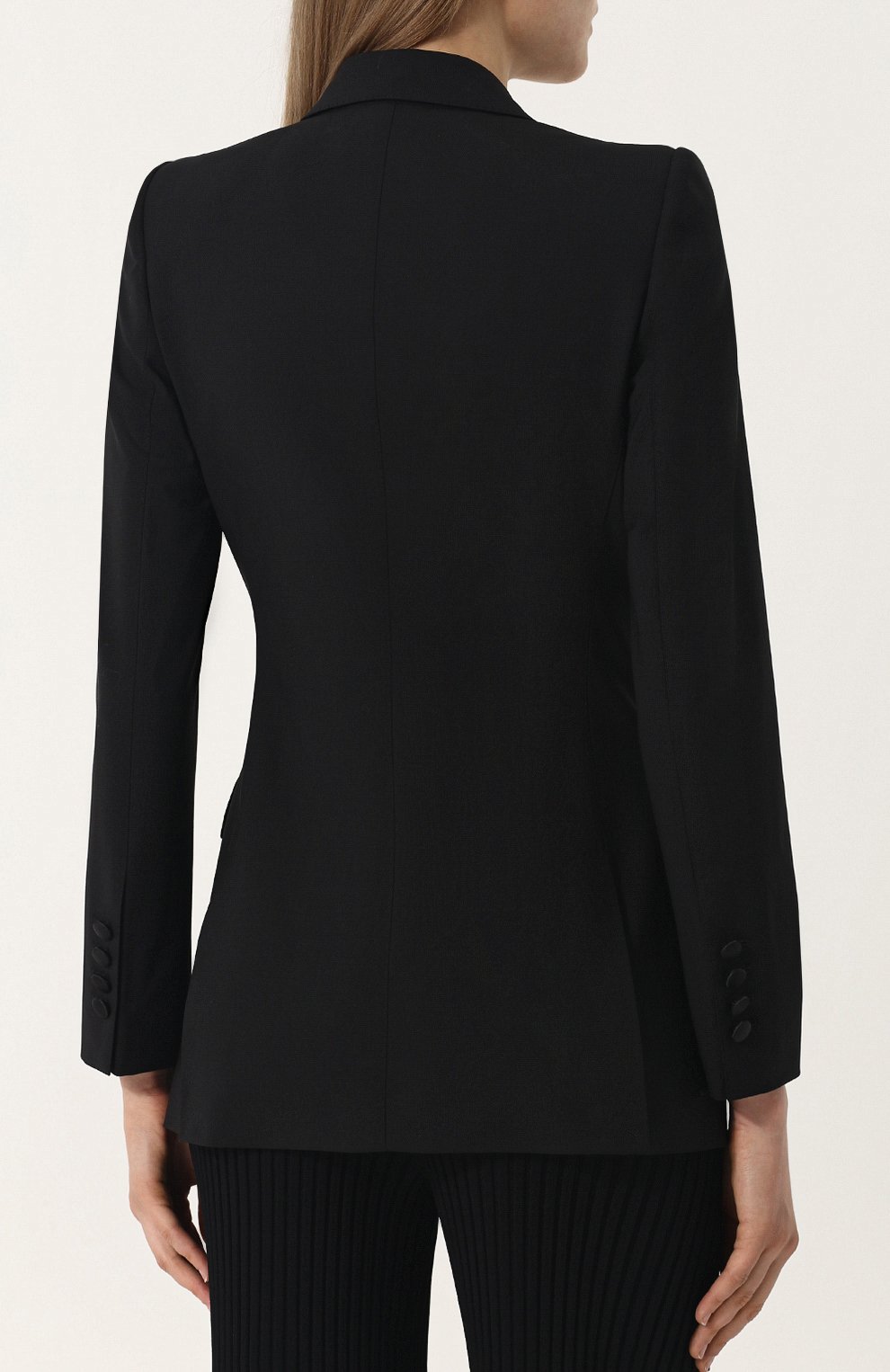 Однотонный двубортный жакет со шнуровкой DOLCE & GABBANA, арт. F293KT/FUBEH, фото 4
