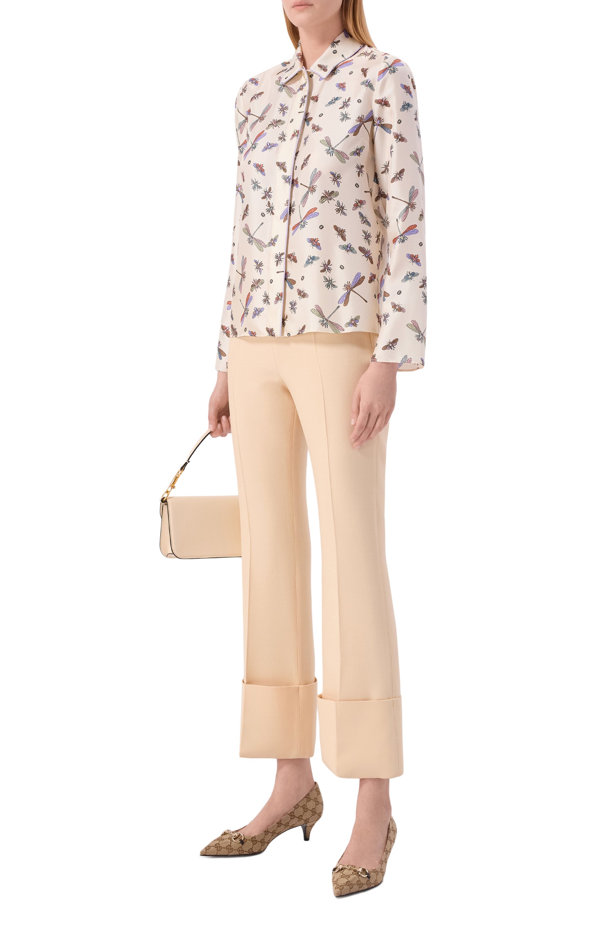 Шелковая рубашка GUCCI, арт. 856111/ZAUK3, фото 2