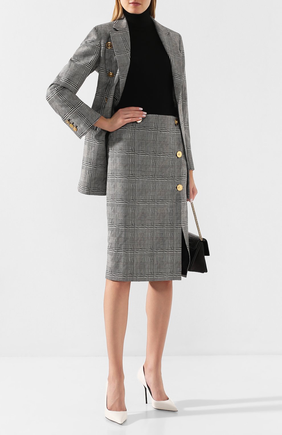 Шерстяная юбка VERSACE, арт. A84619/A216676, фото 2