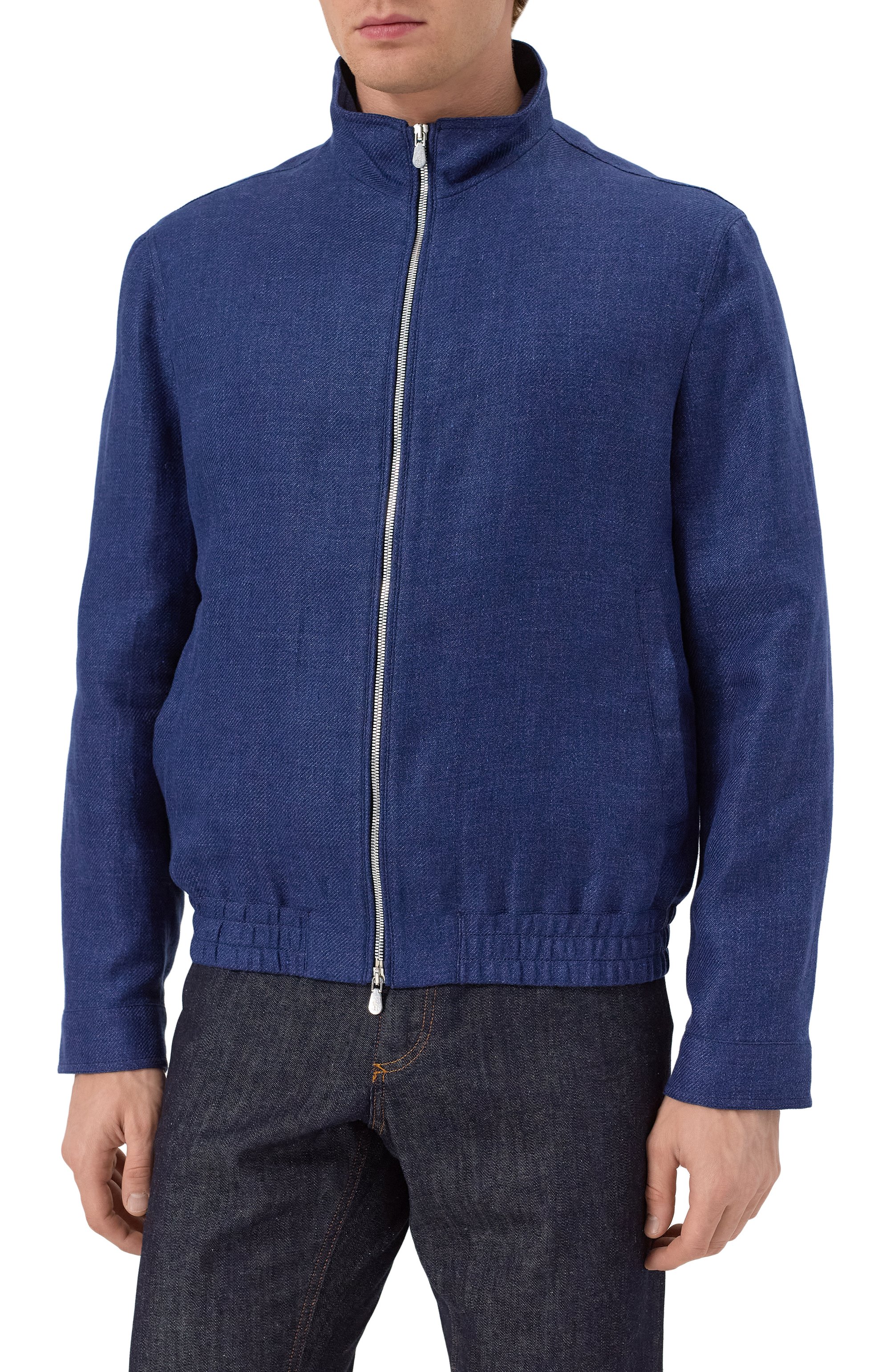 Бомбер изо льна и шерсти BRUNELLO CUCINELLI, арт. MW4826509, фото 3