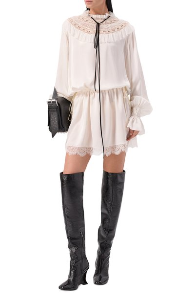Шелковое платье ANN DEMEULEMEESTER, арт. B0014415/FA134, фото 2