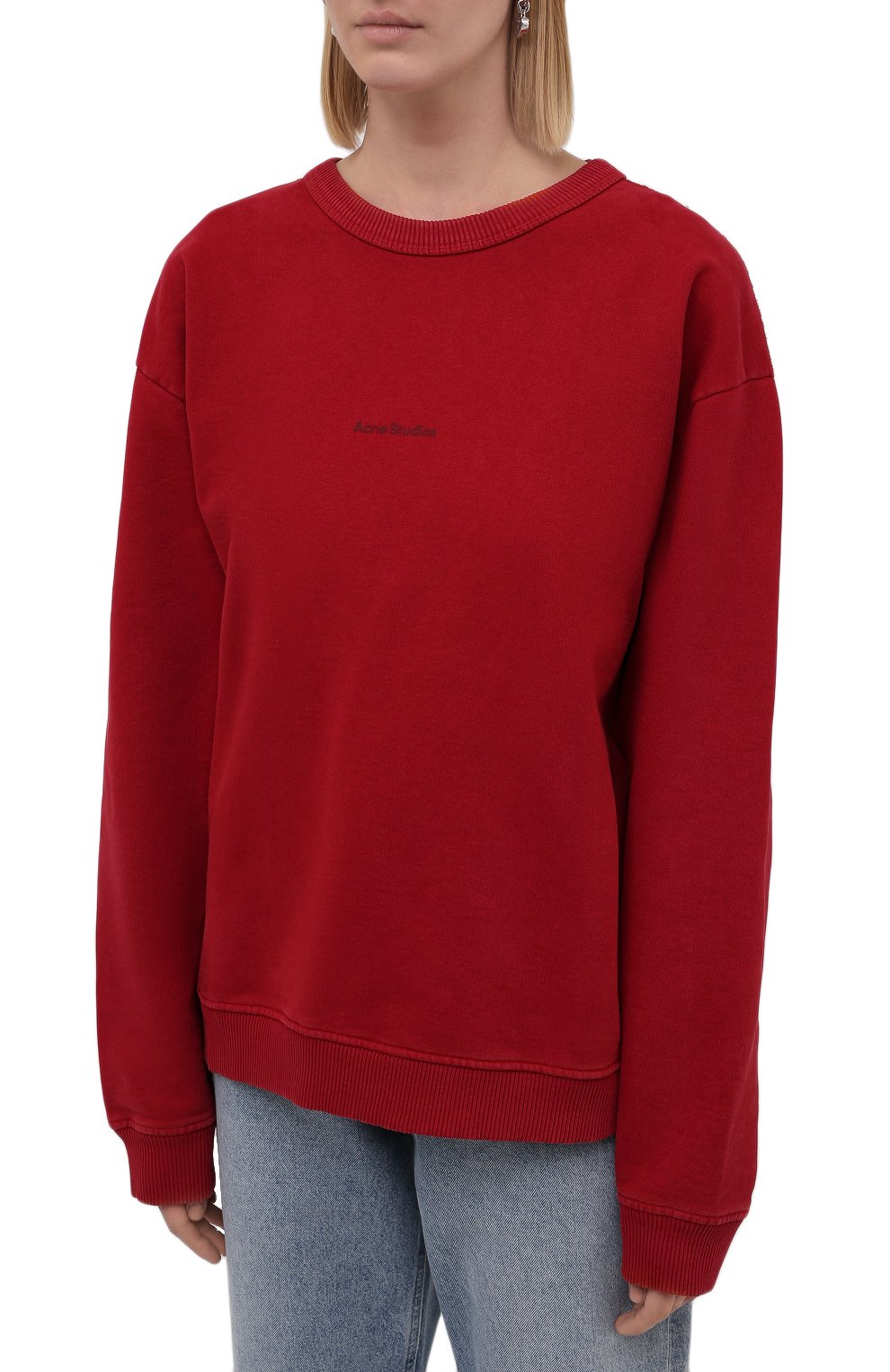 Хлопковый свитшот ACNE STUDIOS, арт. AI0067, фото 3
