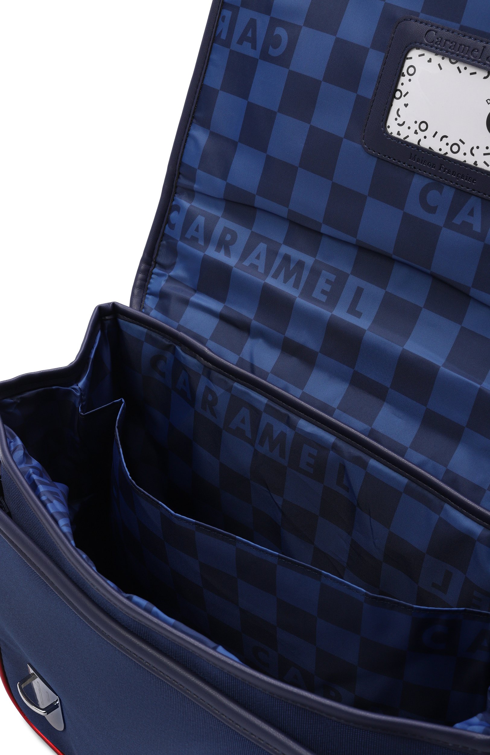 Портфель medium CARAMEL ET CIE темно-синего цвета по цене 21050 руб., арт. MSA11, фото 3 Портфель medium CARAMEL ET CIE, арт. MSA11, фото 3