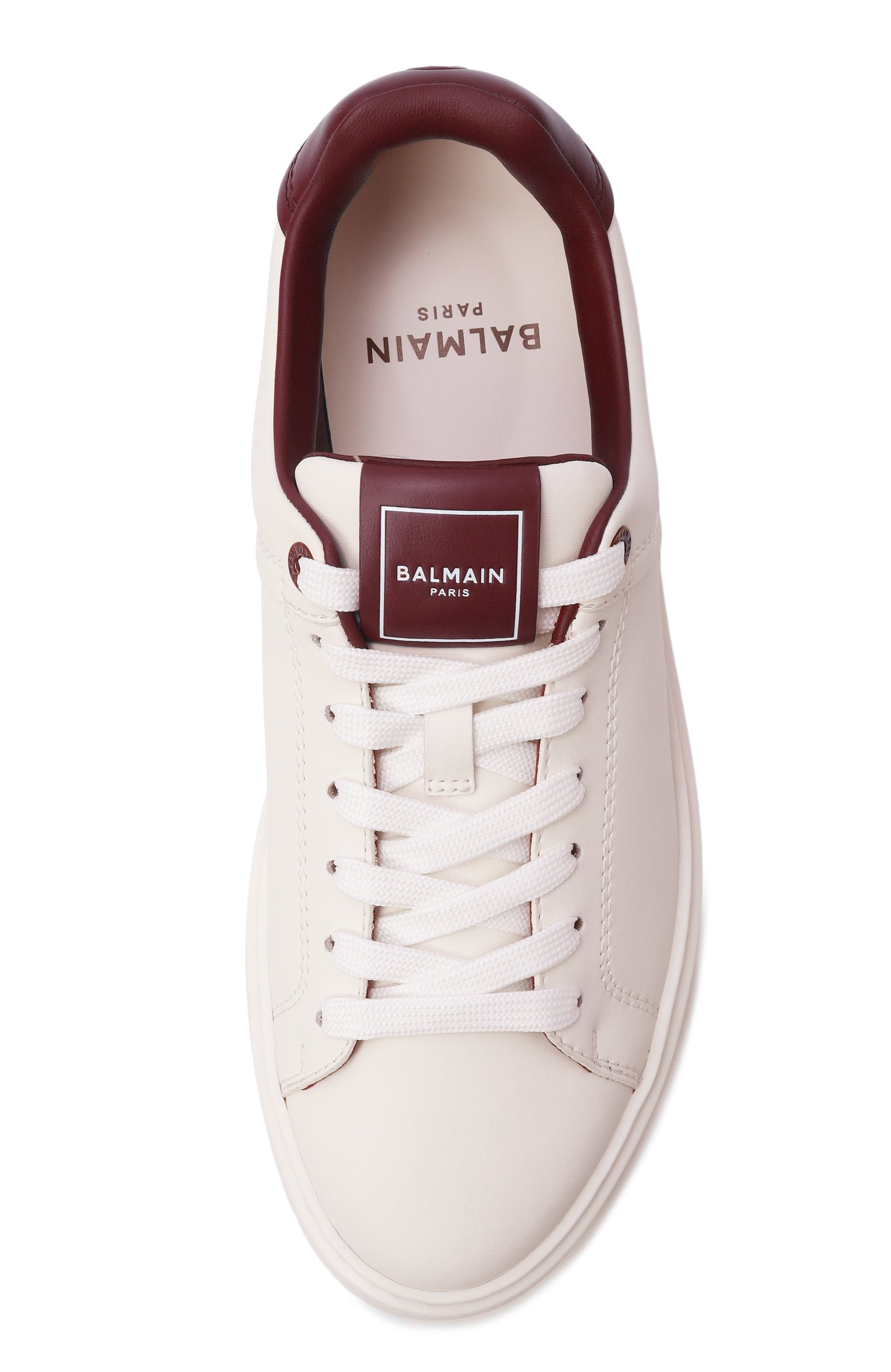 Кожаные кеды b-court BALMAIN, арт. HN1VI690/LVTR, фото 6