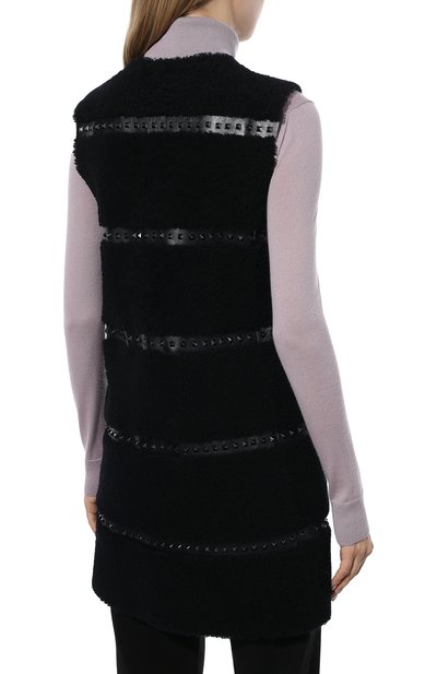 Жилет из овчины VALENTINO, арт. SF3FC2566FF, фото 4