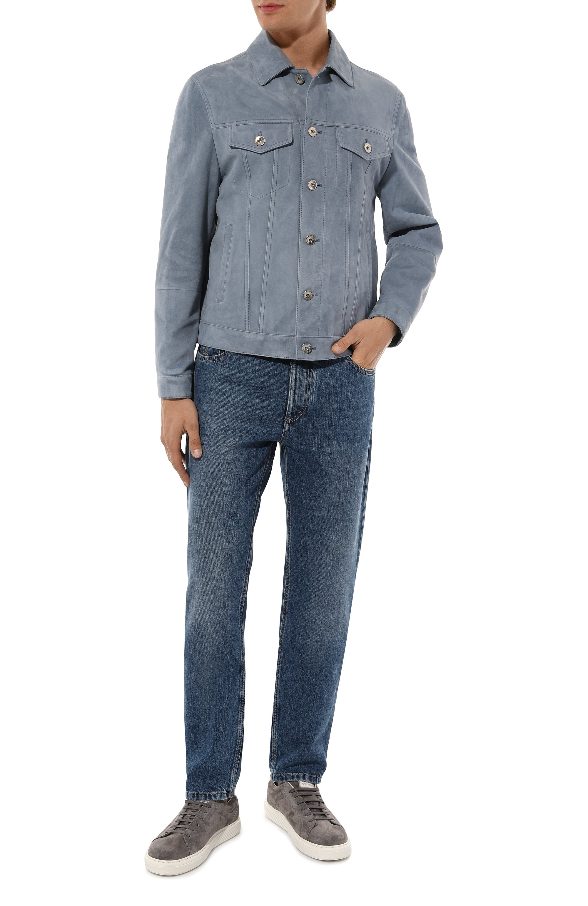 Замшевая куртка BRUNELLO CUCINELLI, арт. MPCAI1970, фото 2