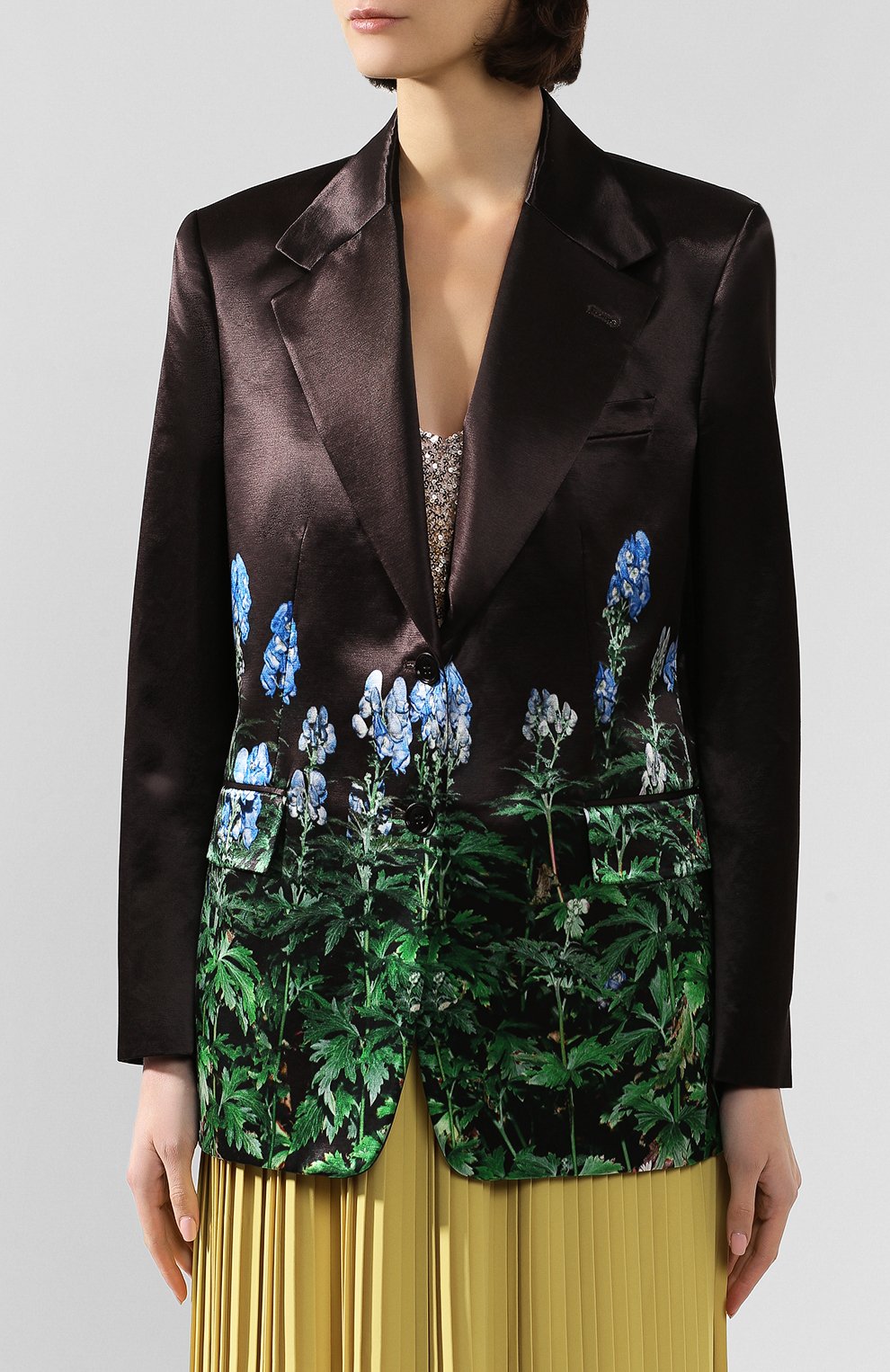 Жакет из смеси хлопка и вискозы DRIES VAN NOTEN, арт. 192-10404-8401, фото 3