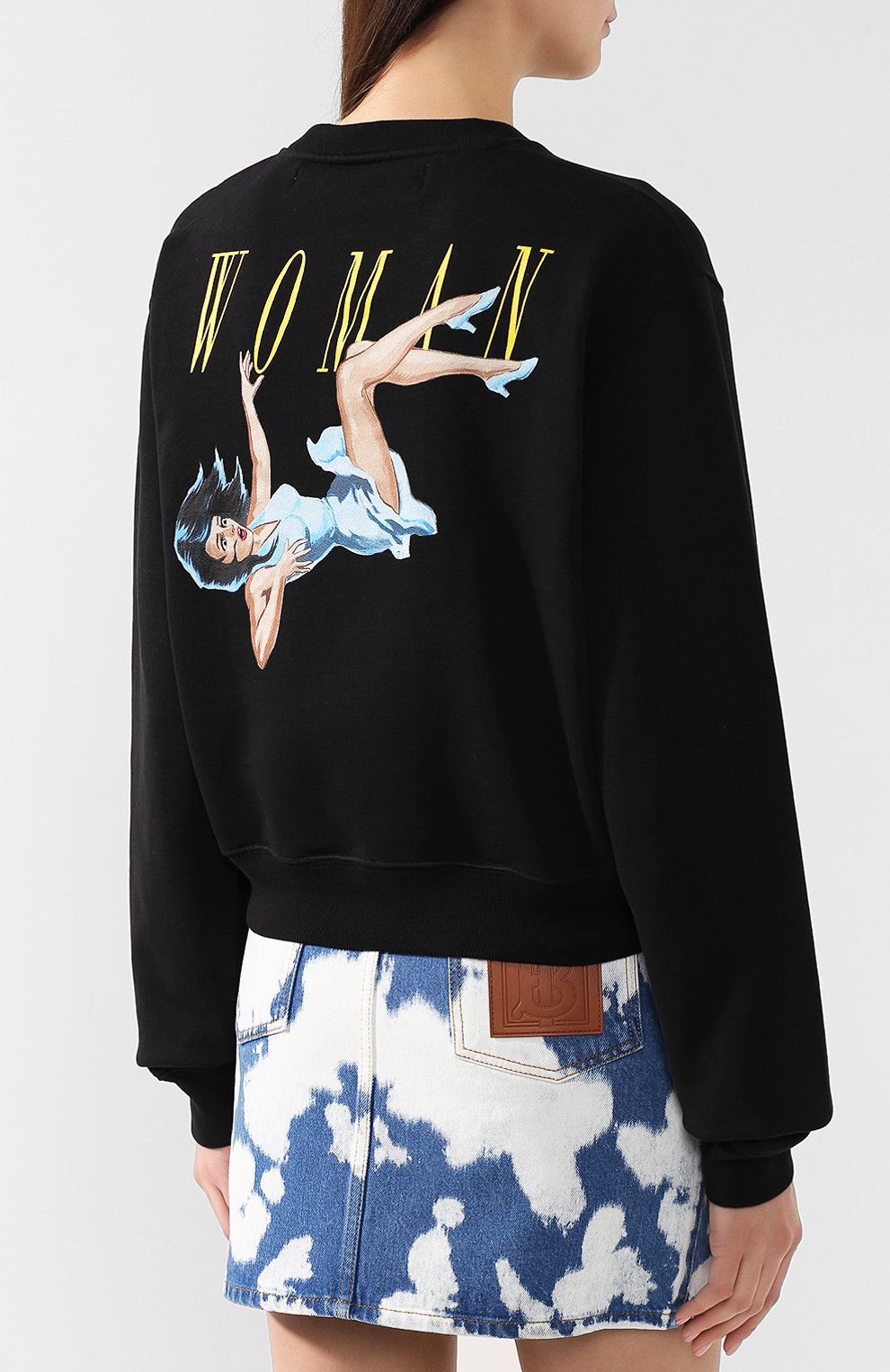 Хлопковый свитшот OFF-WHITE, арт. 0WBA026R190030471088, фото 4