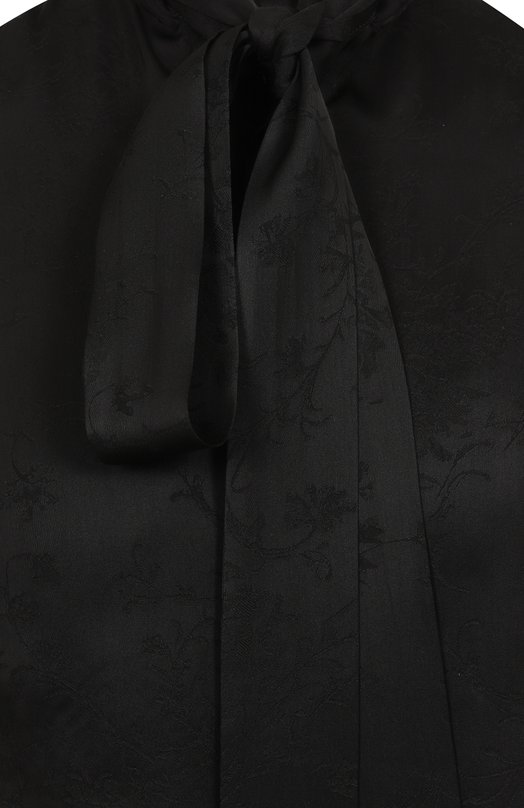 Блузка из вискозы и шелка Ann Demeulemeester B0012783/FA611 Чёрный  B0012783/FA611 Фото 6