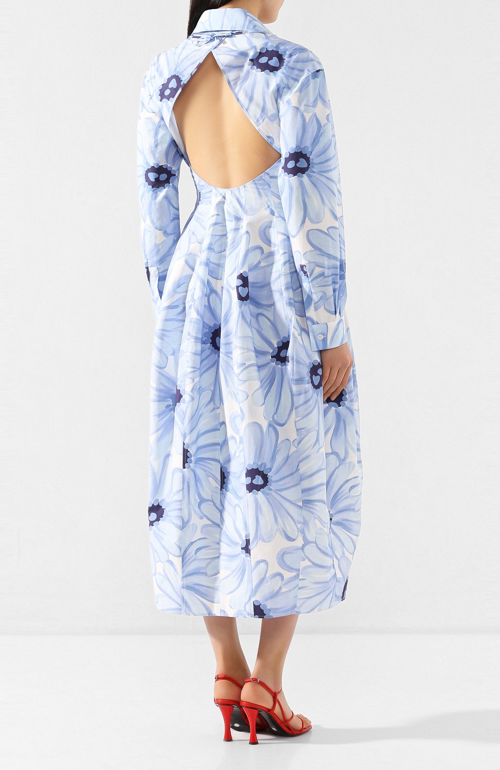 Хлопковое платье JACQUEMUS, арт. 201DR12/2134E, фото 4