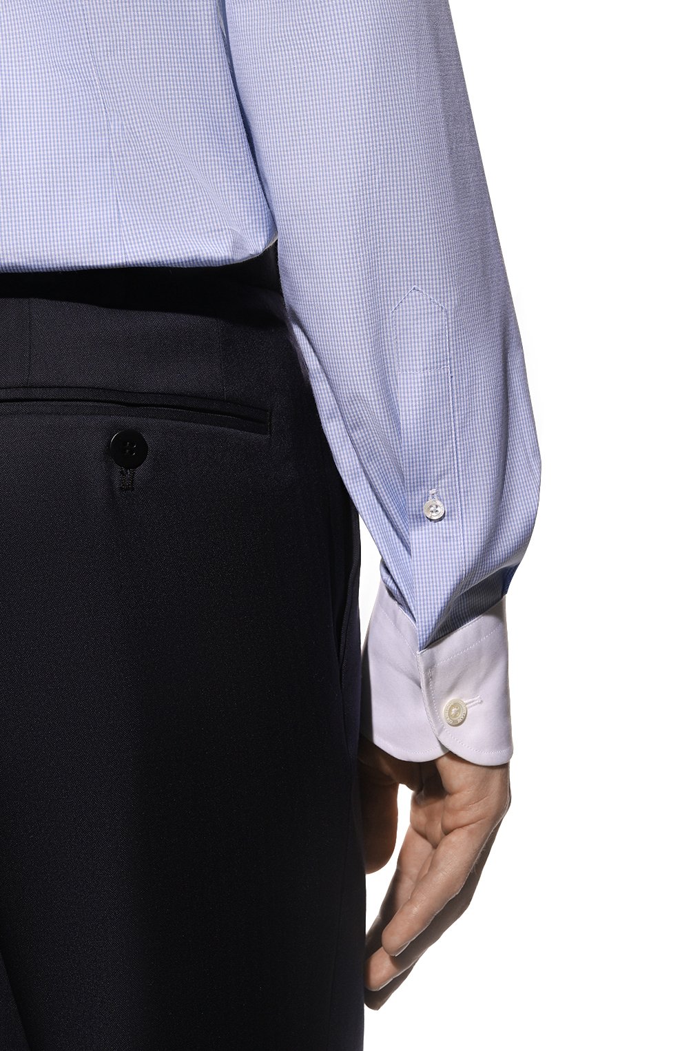 Хлопковая сорочка CORNELIANI, арт. 90P110-2811276/00, фото 6