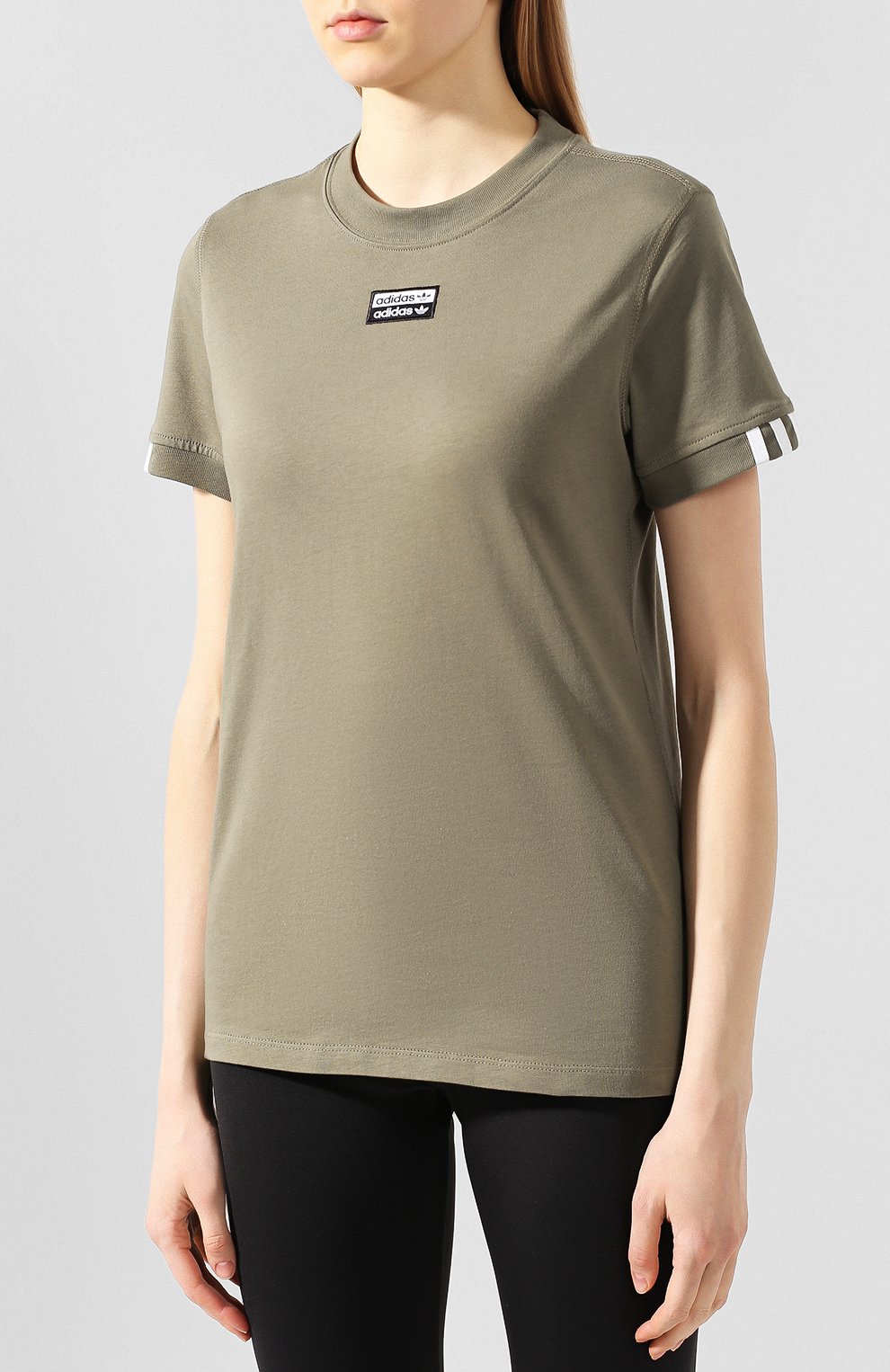 Хлопковая футболка ADIDAS ORIGINALS, арт. FM4882, фото 3