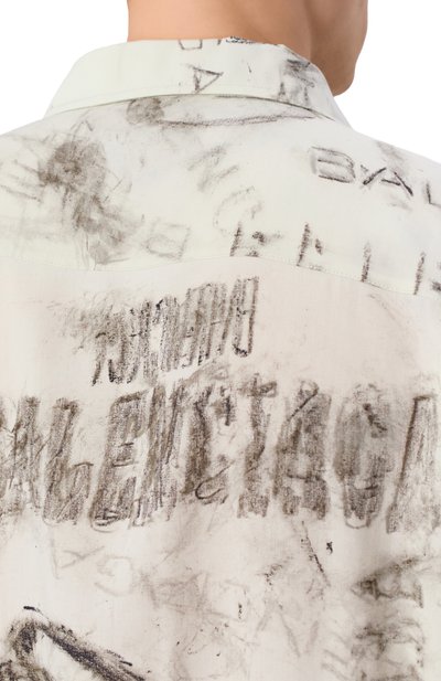 Рубашка из вискозы BALENCIAGA, арт. 852334/TTL78, фото 5
