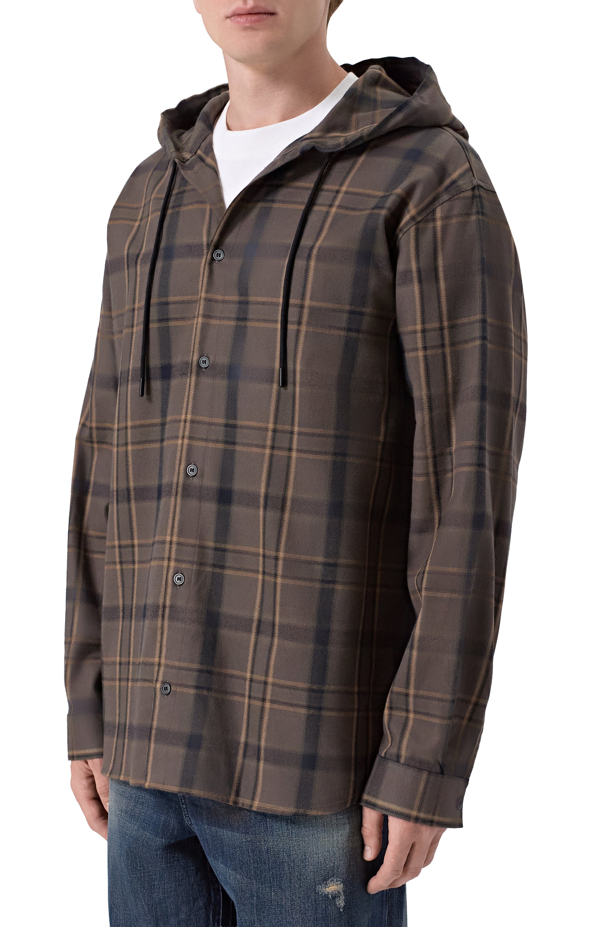 Рубашка из хлопка и вискозы DIESEL, арт. A20068/0BKBT, фото 3