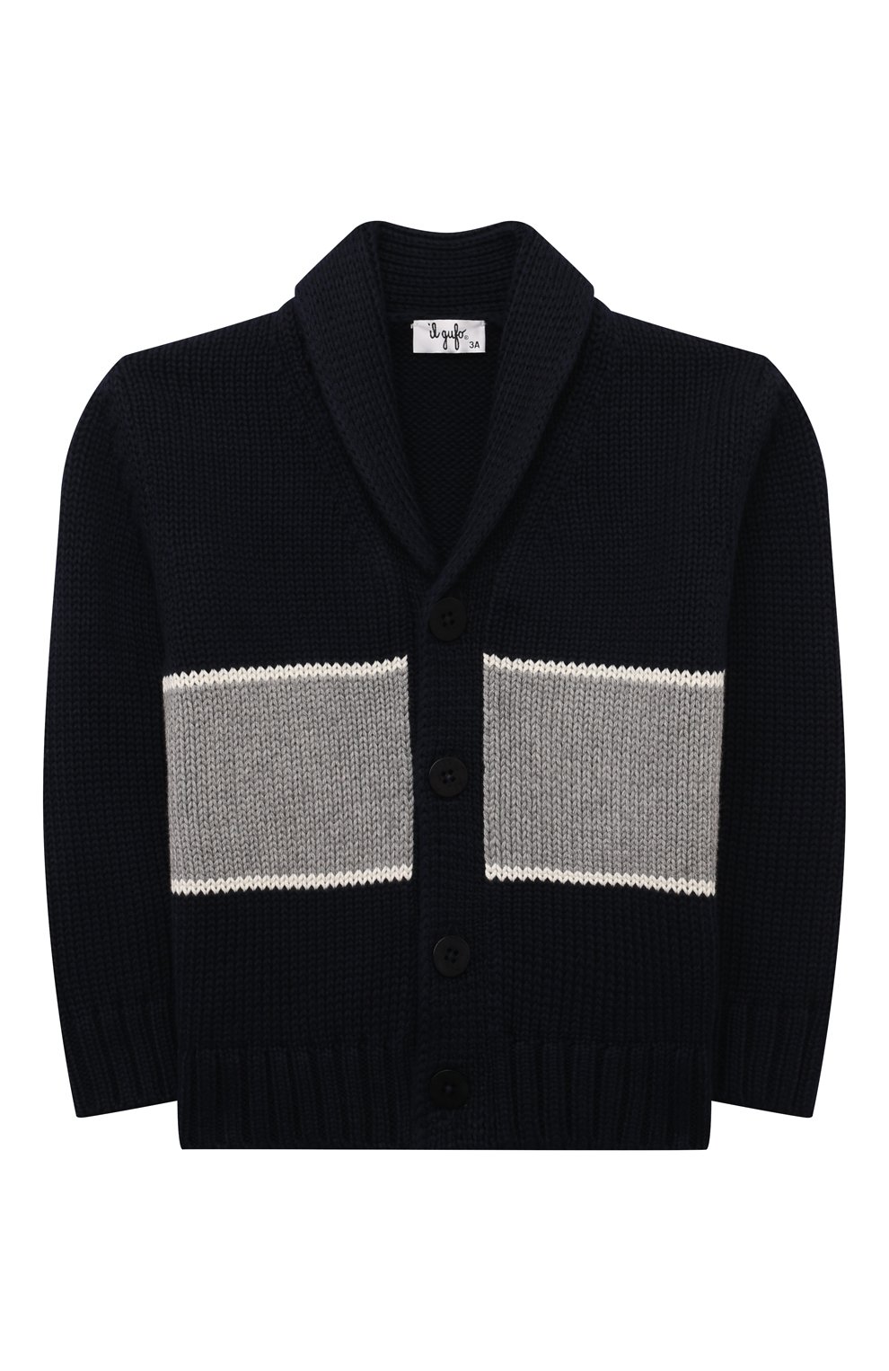 Хлопковый кардиган IL GUFO, арт. A24GF433EM109/2A-4A, фото 1