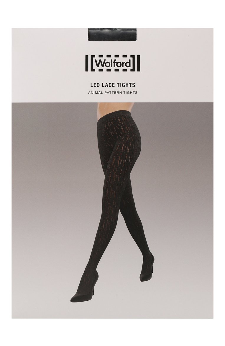 Женские черные капроновые колготки WOLFORD купить в интернет-магазине ...