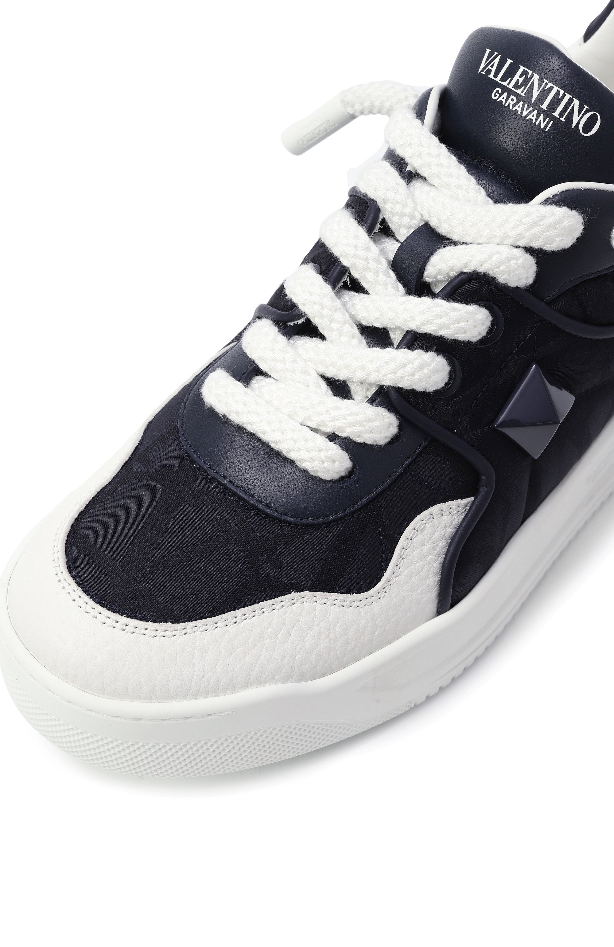 Комбинированные кеды one stud xl VALENTINO, арт. 6Y2S0G37/ZKD, фото 7