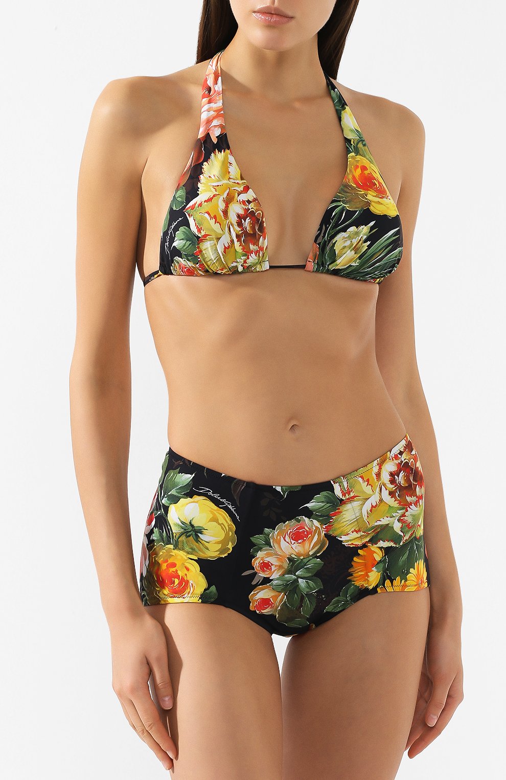 Плавки-бикини DOLCE & GABBANA разноцветного цвета по цене 29950 руб., арт. 02A16J/FSGP0, фото 2 Плавки-бикини DOLCE & GABBANA, арт. 02A16J/FSGP0, фото 2