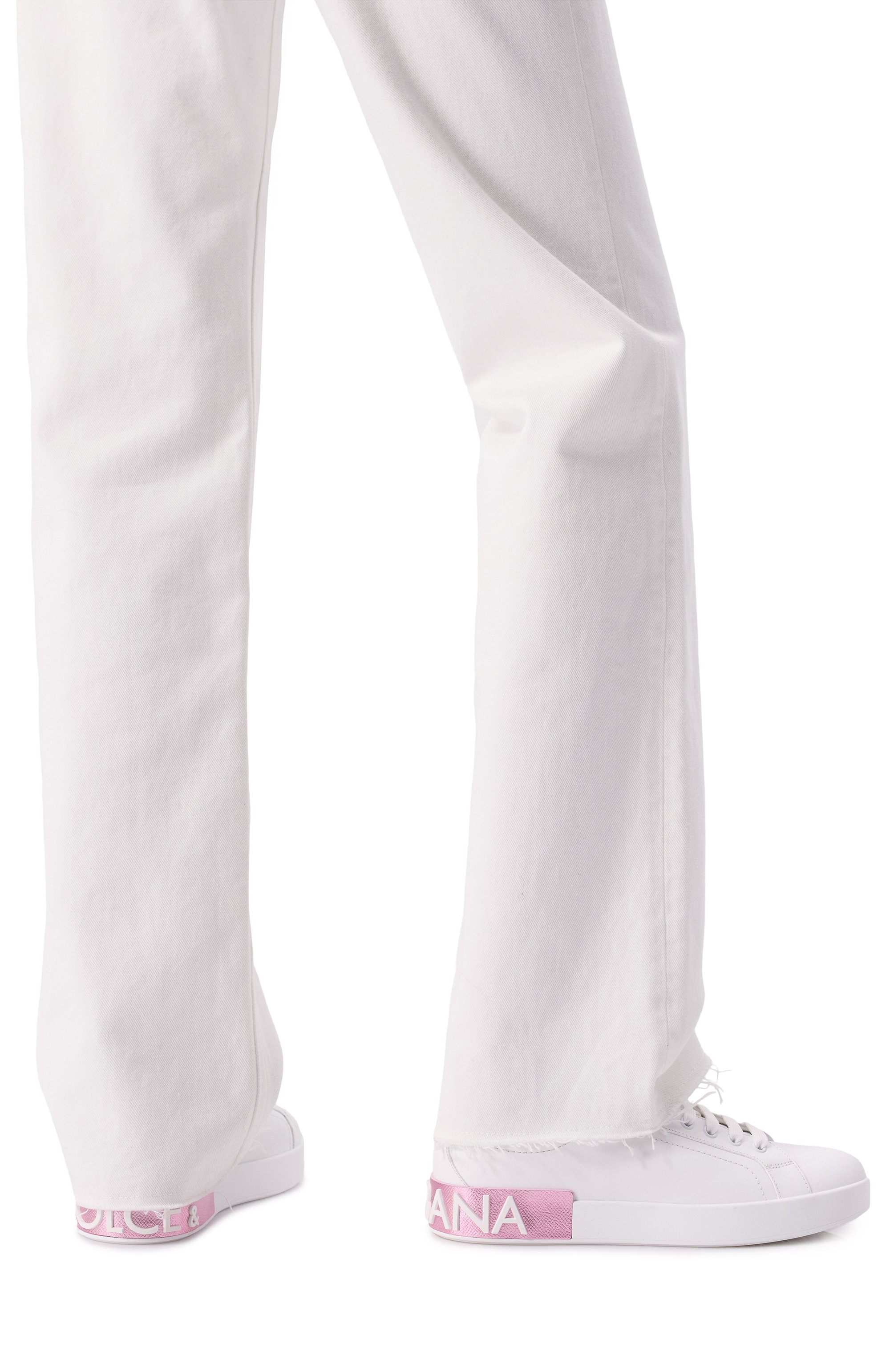 Кожаные кеды portofino DOLCE & GABBANA, арт. CK1544/AX615, фото 3