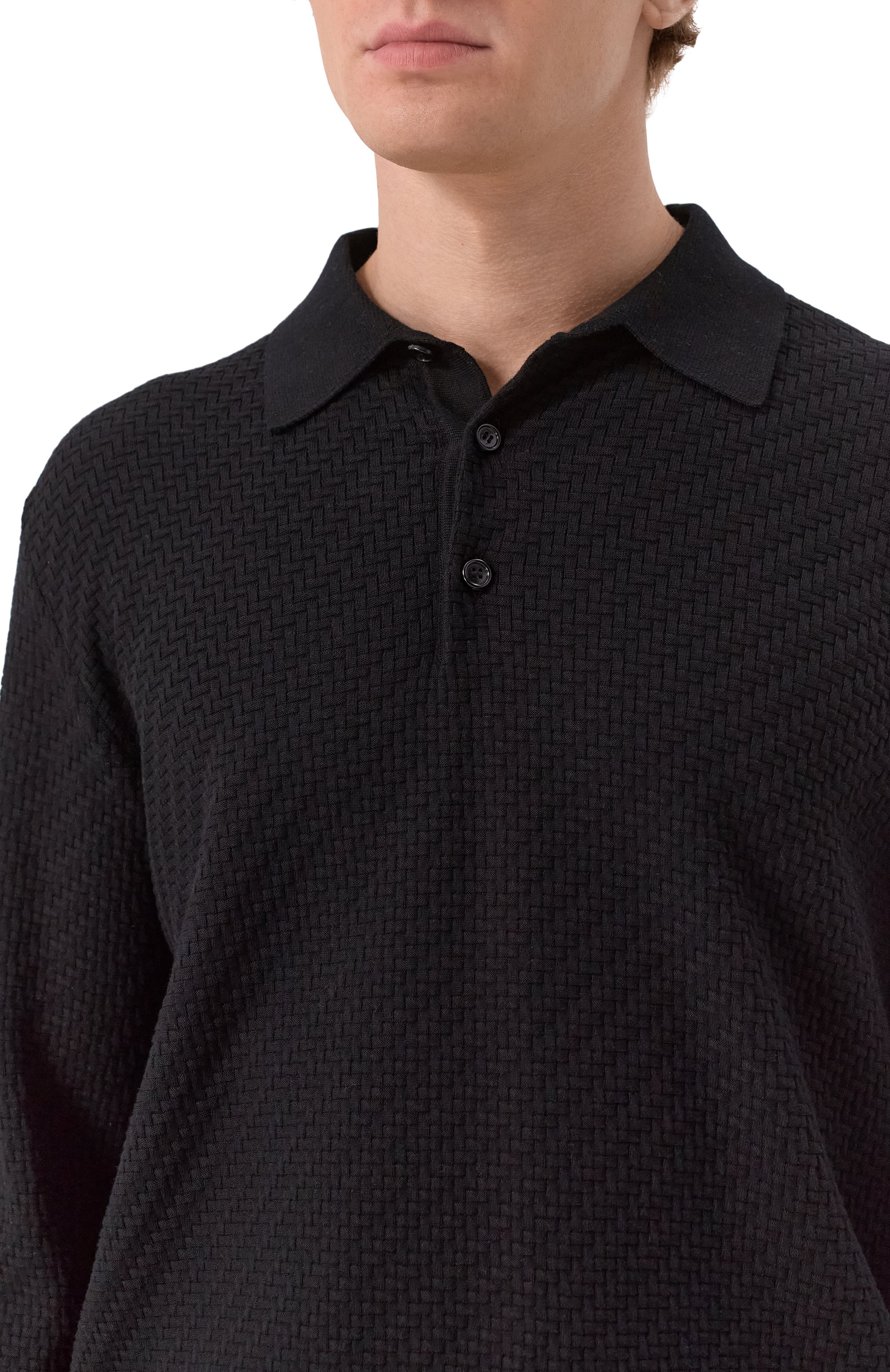 Поло из шелка и хлопка BRIONI, арт. UMR10L/PAK22, фото 5