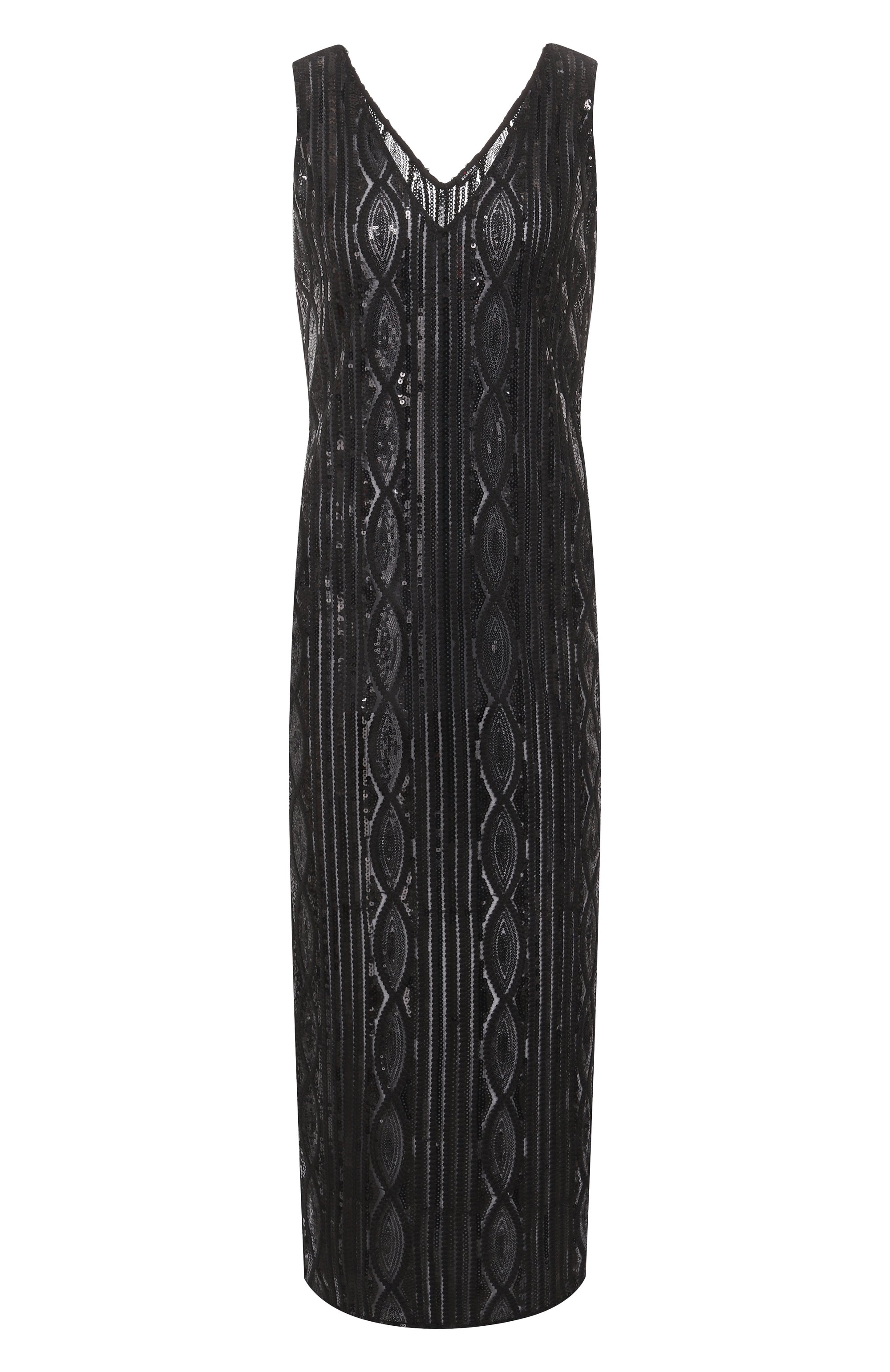 Платье с отделкой пайеткам�и KITON, арт. D59326K0991E01, фото 1