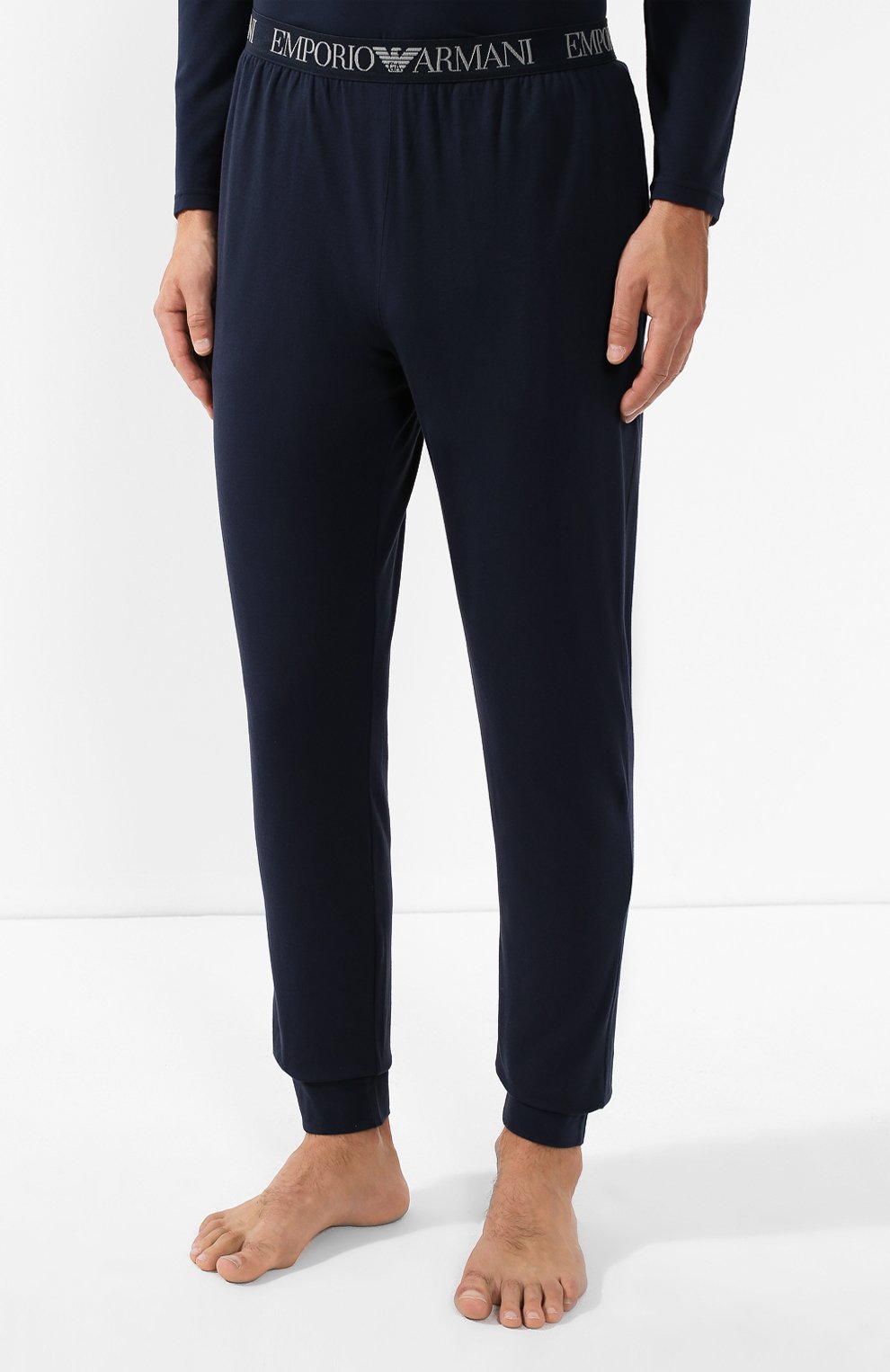 Хлопковая пижама EMPORIO ARMANI, арт. 111789/9A720, фото 4