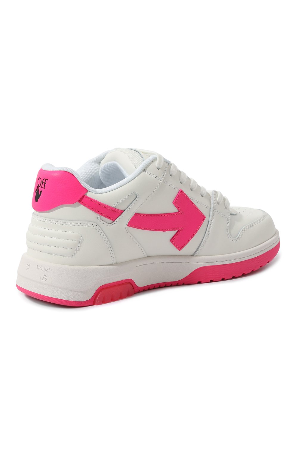 Кожаные кеды out of office OFF-WHITE, арт. OWIA259S23LEA0010132, фото 5