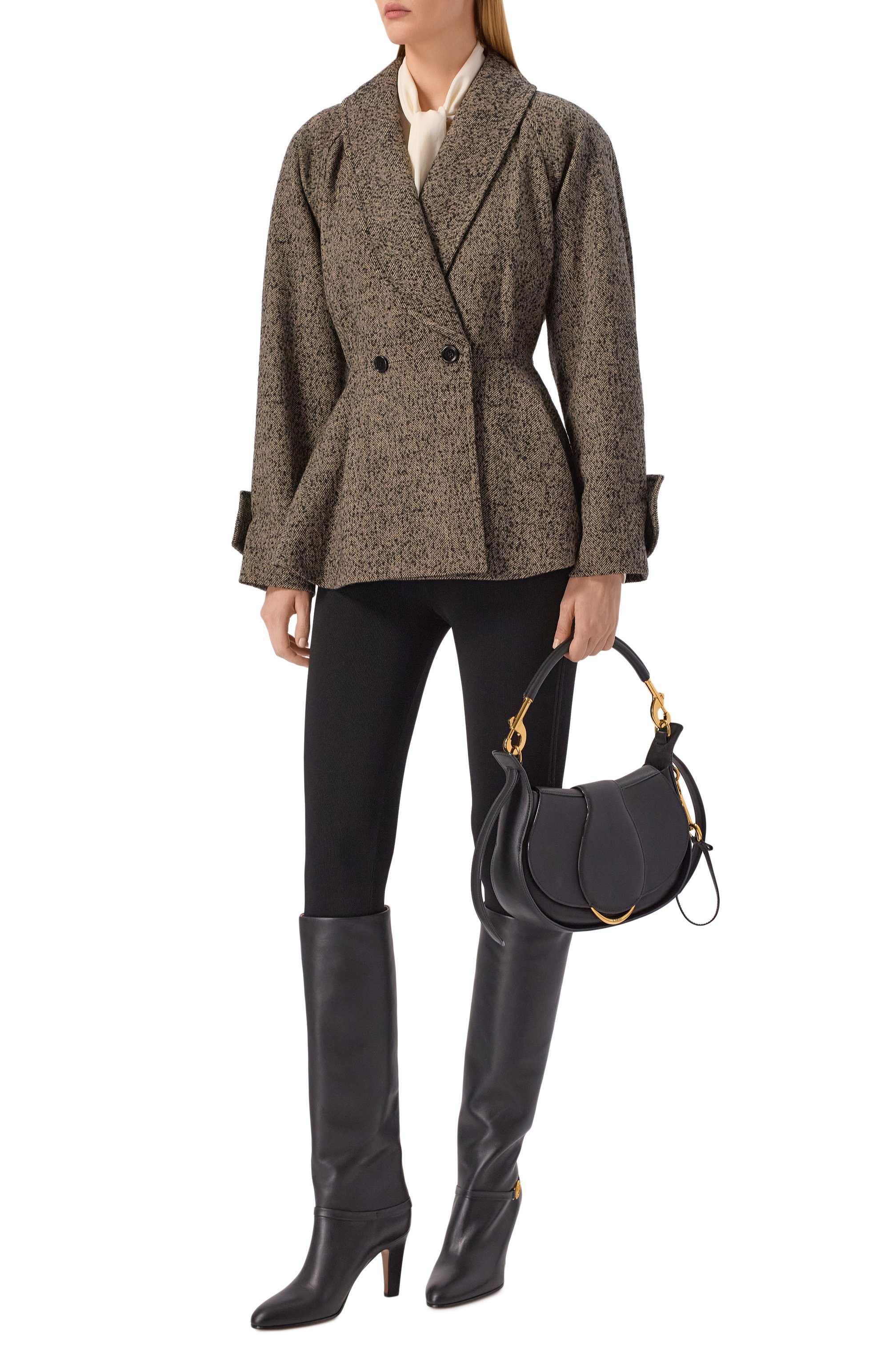 Шерстяное полупальто CHLOÉ, арт. CH26SMA60263, фото 2