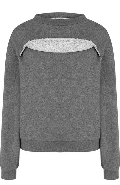 Женский хлопковый свитшот с круглым вырезом ALEXANDERWANG.T, арт. 4C481064B2