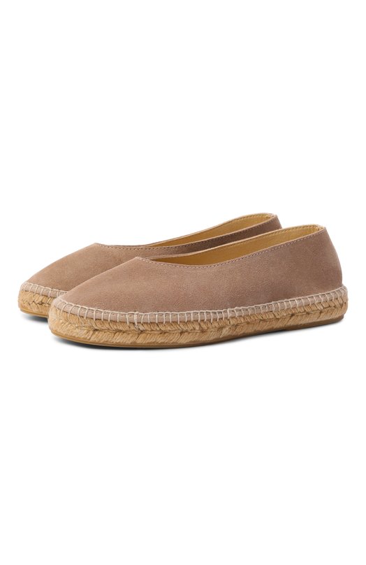 Замшевые эспадрильи Manebi W1.9 BK/SUEDE Бежевый W1.9 BK/SUEDE