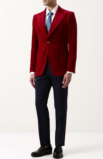 Однобортный вечерний пиджак с остроконечными лацканами GUCCI, арт. 508549/Z409H, фото 2