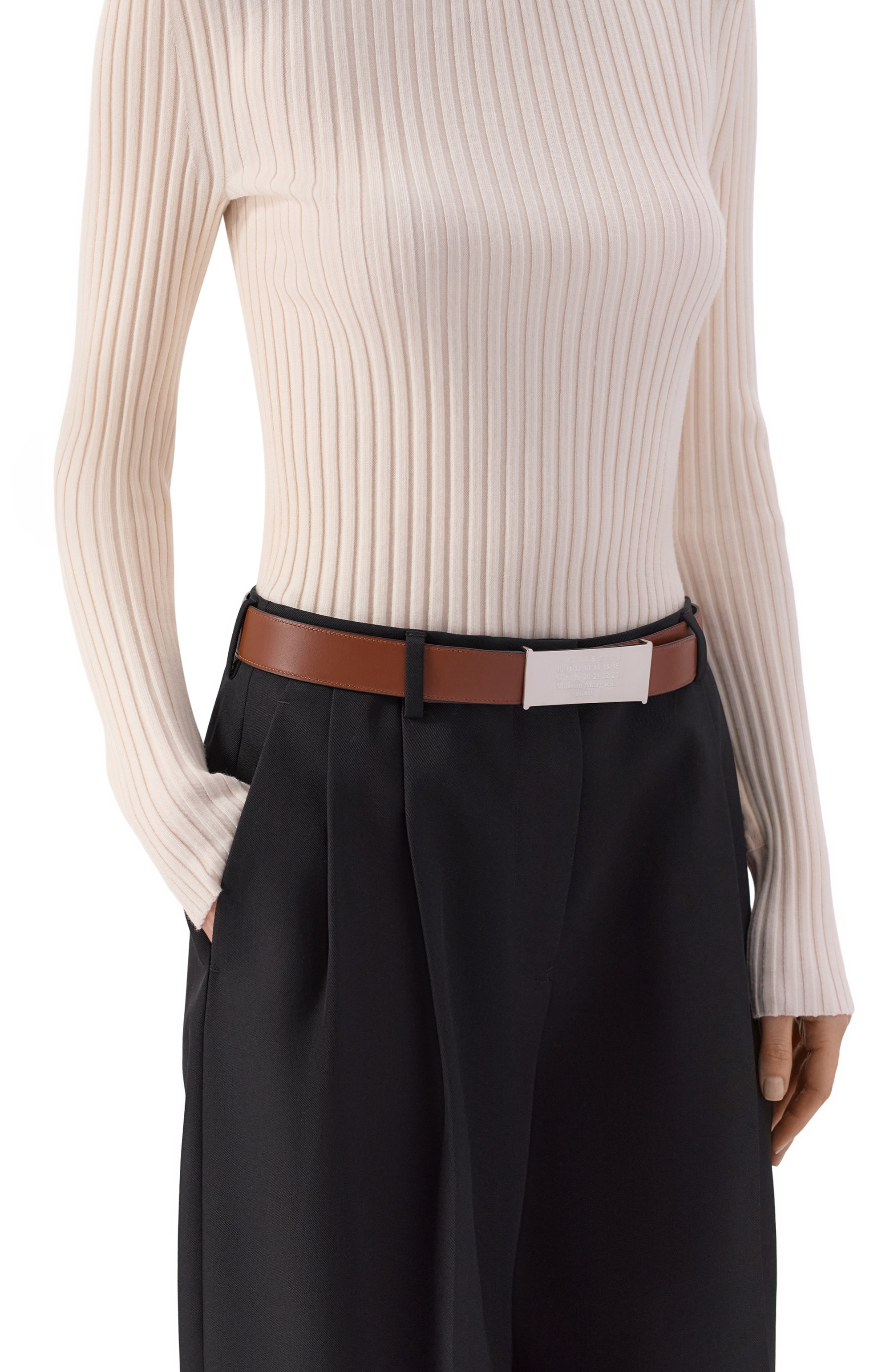 Двусторонний ремень MAISON MARGIELA, арт. SA3TP0011/P8611, фото 3