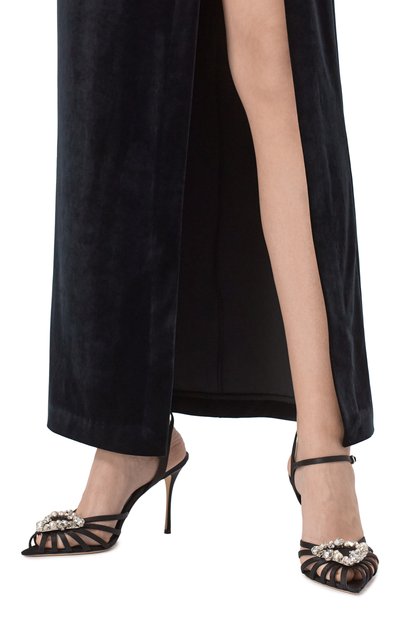 Текстильные босоножки sr godiva precious 90 SERGIO ROSSI, арт. B13100/MTEZ02, фото 3