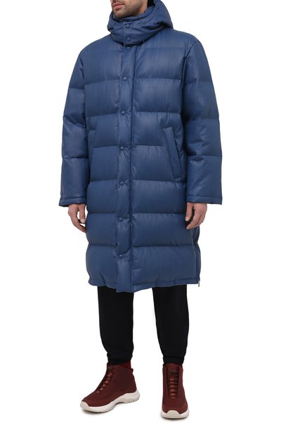 Кожаный пуховик ZILLI SPORT, арт. MAU-YD003-SDB00/0001, фото 3