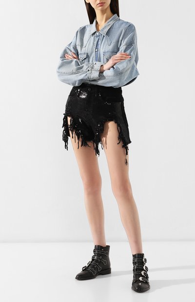 Шорты с пайетками R13, арт. R13W0190-893, фото 2