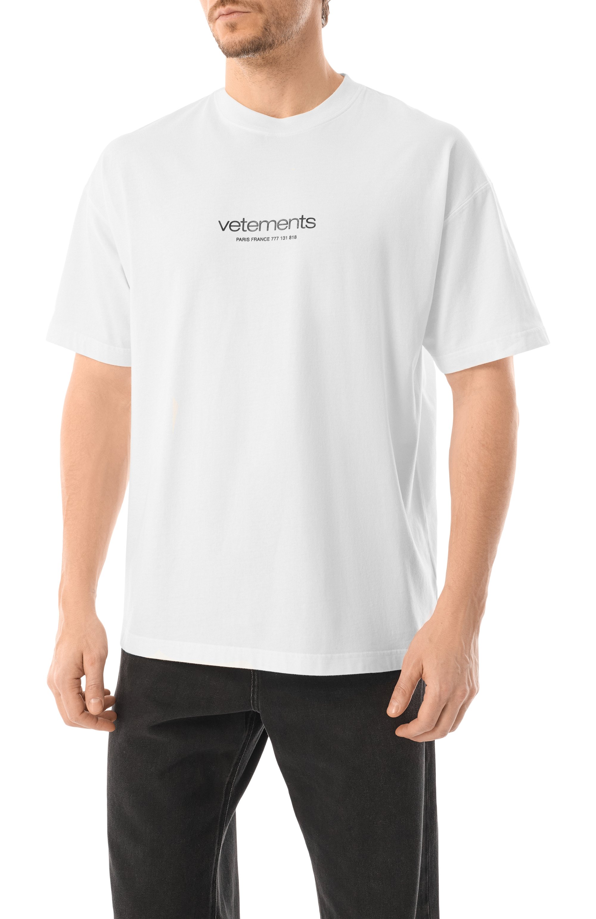 Хлопковая футболка VETEMENTS, арт. UE64TR150W, фото 7