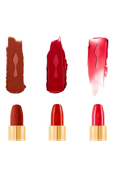 Набор губных помад on the go vanity set les rouges CHRISTIAN LOUBOUTIN бесцветного цвета по цене 13800 руб., арт. 8435415068376, фото 2 Набор губных помад on the go vanity set les rouges CHRISTIAN LOUBOUTIN, арт. 8435415068376, фото 2