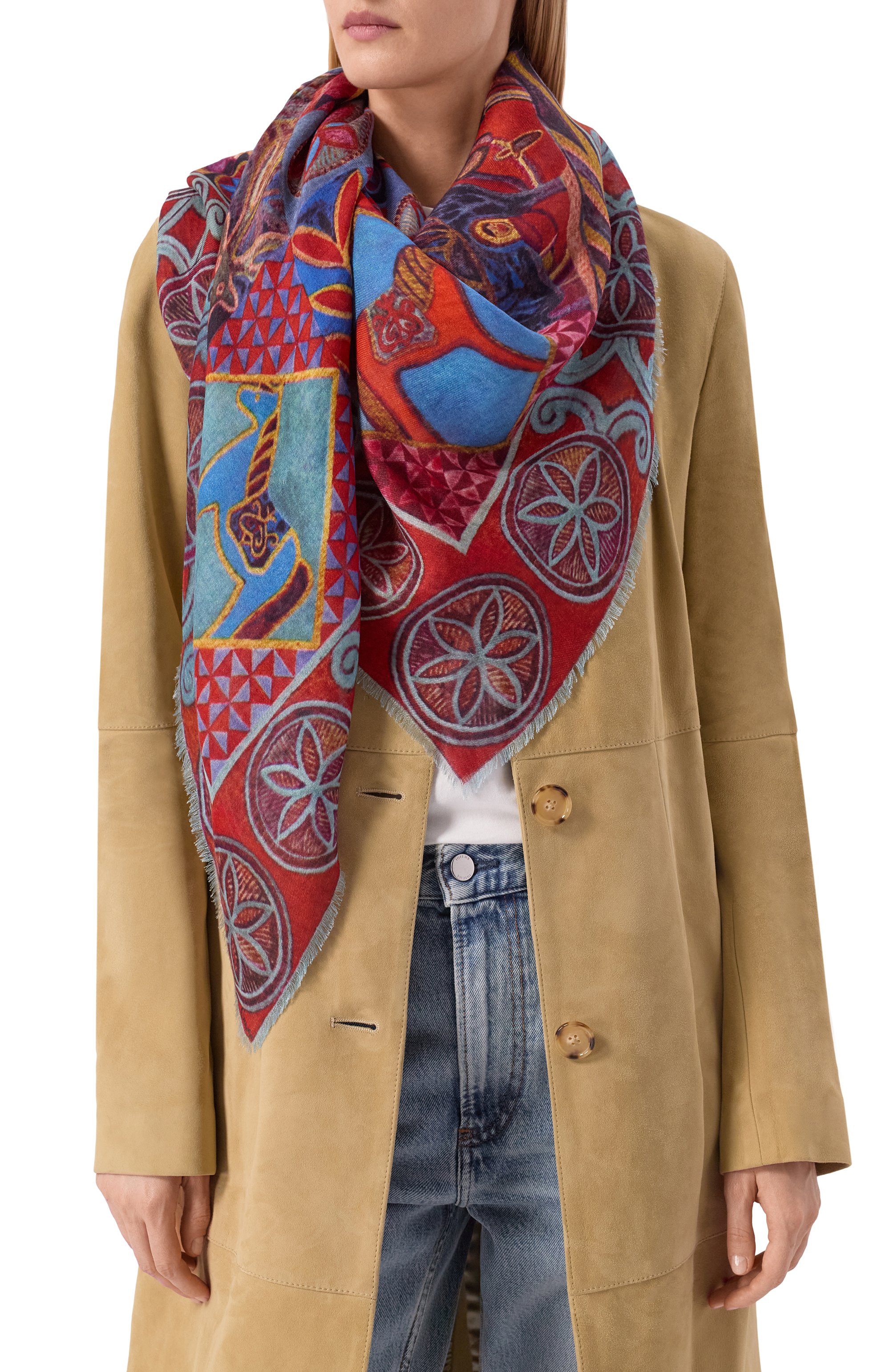 Шаль северное сияние GOURJI, арт. 911540/5141117, фото 2