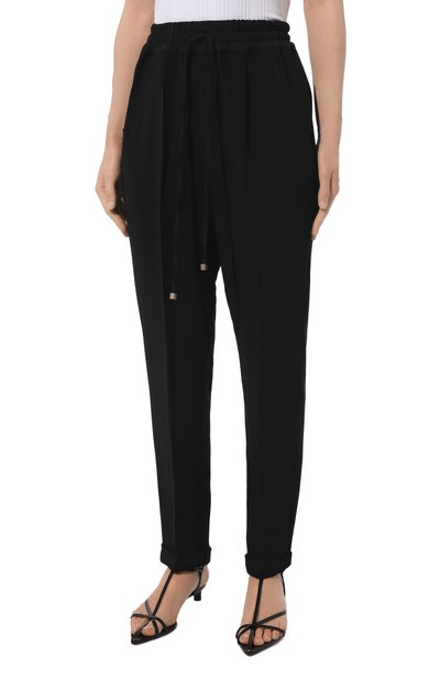 Брюки KITON черного цвета по цене 103500 руб., арт. D37102K0562C, фото 3 Брюки KITON, арт. D37102K0562C, фото 3