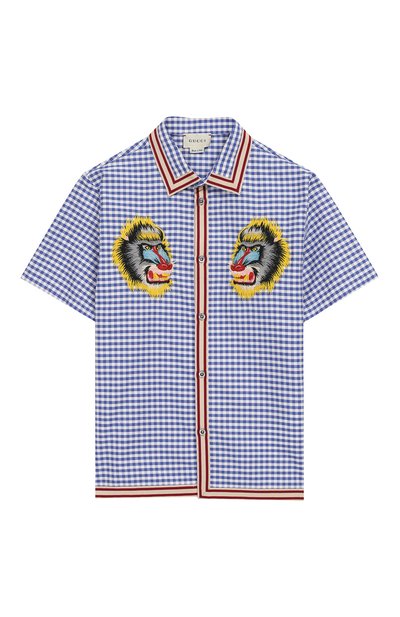 Хлопковая рубашка GUCCI, арт. 540729/XWABF, фото 1
