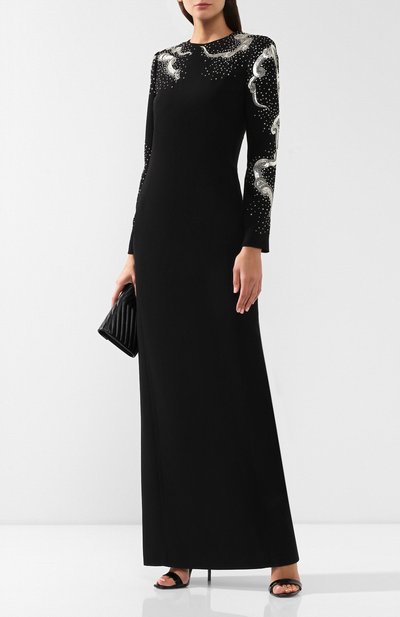 Шерстяное платье GIVENCHY черного цвета по цене 521500 руб., арт. BW20FVG0EK, фото 2 Шерстяное платье GIVENCHY, арт. BW20FVG0EK, фото 2