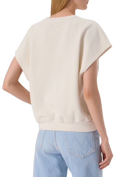 Хлопковый свитшот MOTHER белого цвета по цене 25950 руб., арт. 89342-863, фото 4 Хлопковый свитшот MOTHER, арт. 89342-863, фото 4