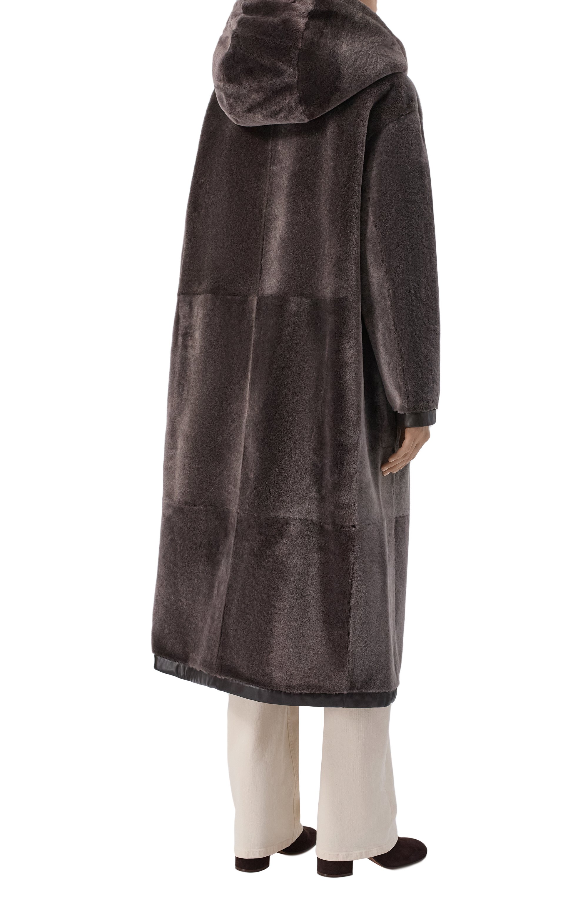 Двусторонняя дубленка из овчины GIORGIO ARMANI, арт. GW002049/AF19599, фото 4